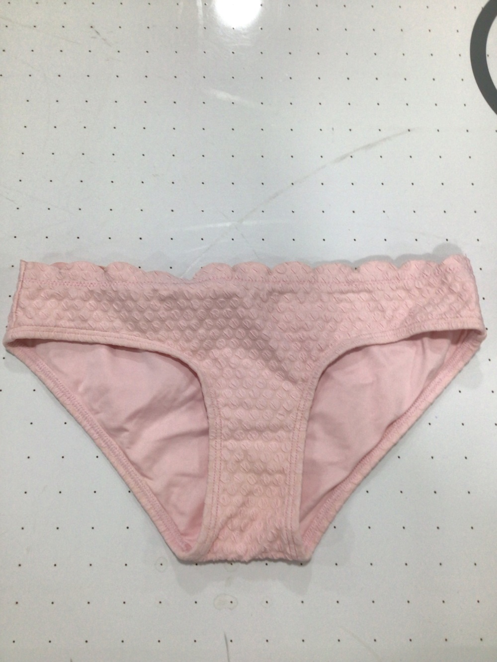 kate spade Pale Pink Scalloped Lace-Trim Bikini Panty
